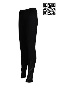 U230 tailor made sporty trouser PVC leather ladies' sporty trouser supplier company